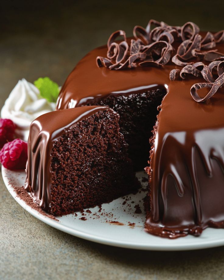 Torta húmera de chocolate